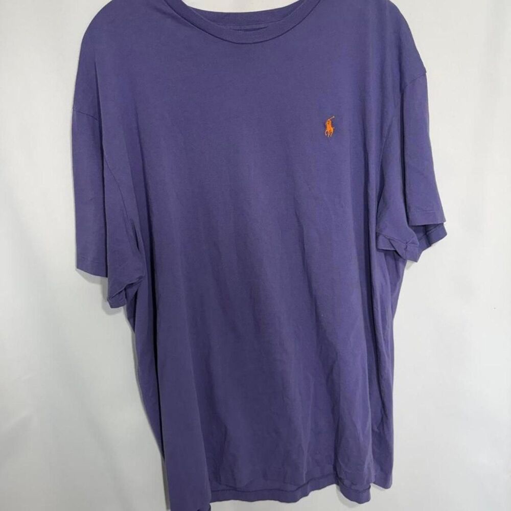 Polo Ralph Lauren Men's XL Purple Pony Polo T Shirt